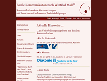 Tablet Screenshot of basale-kommunikation.ch